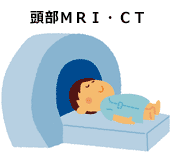 頭部MRI・CTのイラスト
